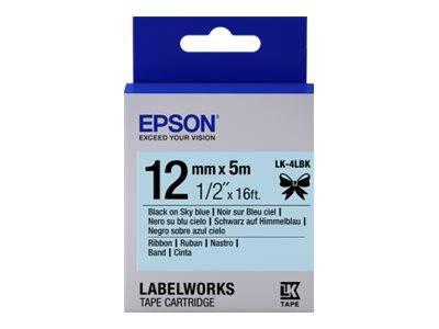 Epson LK-4YBF Sarı Üzeri Siyah 12mm 9m Etiket