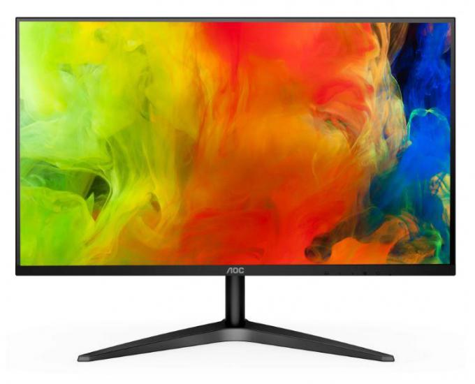 23.6 AOC 24B1H 5Ms 60Mhz 1XVga 1XHdmi FHD 1920X1080 Flicker-Free Düşük Mavi Işık Çerçevesiz Siyah