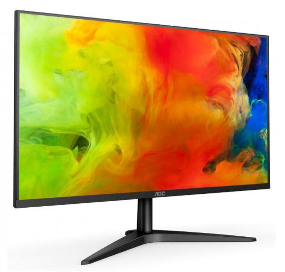 23.6 AOC 24B1H 5Ms 60Mhz 1XVga 1XHdmi FHD 1920X1080 Flicker-Free Düşük Mavi Işık Çerçevesiz Siyah