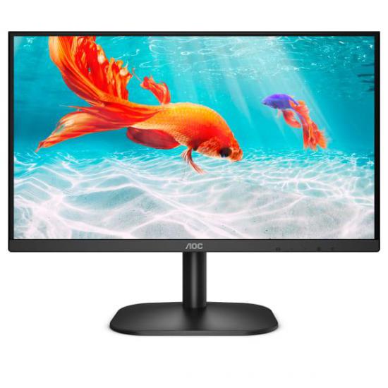 21.5 AOC 22B2AM 4MS 75MHZ 1XVGA 1XHDMI FHD 1920X1080 Hoparlör Düşük Mavi Işık Çerçevesiz Vesa Siyah