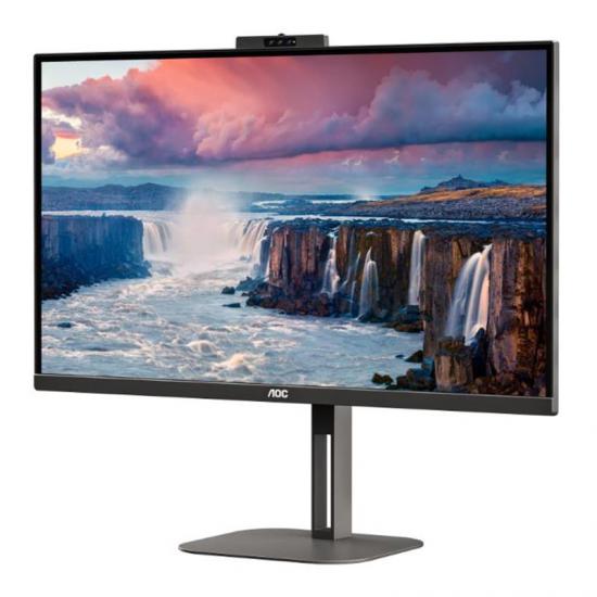 27 AOC Q27V5CW/BK IPS 1MS 75MHZ 1XHDMI 1XDP 4XUSB 3.2 1XUSB-C QHD 2560X14440 HOPARLÖR WEBCAM FREESYNC PIVOT VESA SİYAH