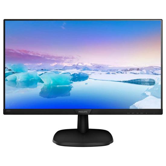 23.8 PHILIPS 243V7QDSB/01 IPS 4MS 75MHZ 1XVga 1XHdmi 1XDvi FHD 1920X1080 Flicker - Free Düşük Mavi Işık  Vesa Siyah