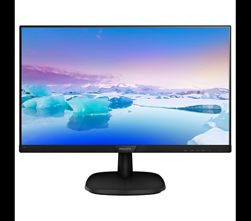 27 PHILIPS 273V7QDSB/00 Ips 4Ms 75Mhz 1XVga 1XHdmi 1XDvi FHD 1920X1080 Vesa Siyah