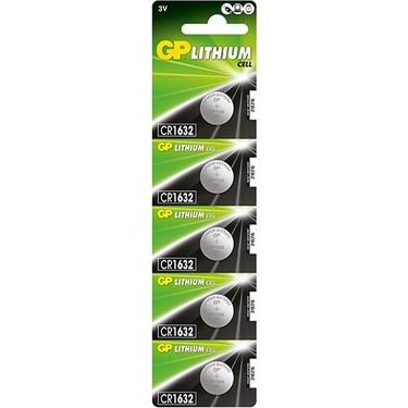 Gp CR1632-C5 3V Lityum Düğme Pil 5’li Paket