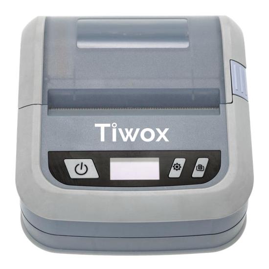 TIWOX BT-5050 DİREKT TERMAL 80MM USB+BLUETOOTH OLED EKRAN (128*64) TAŞINABİLİR BARKOD YAZICI