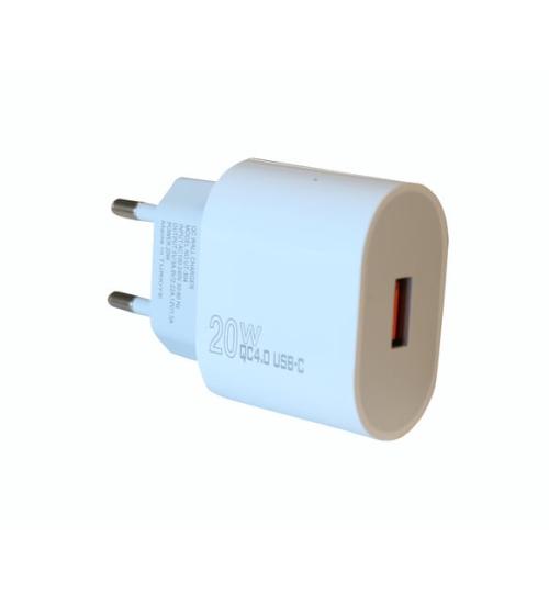 Elba ELB03-20USB Beyaz 20W USb Şarj Kafa QC4.0